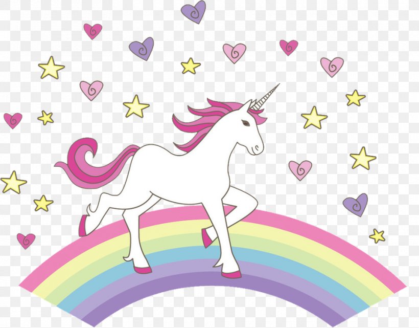 Unicorn Rainbow Illustration Color Image, PNG, 960x751px, Unicorn, Art, Collage, Color, Drawing Download Free