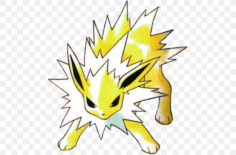 Pokémon Gold And Silver Pokémon HeartGold And SoulSilver Jolteon Coloring Book Eevee, PNG, 488x538px, Jolteon, Art, Artwork, Character, Color Download Free
