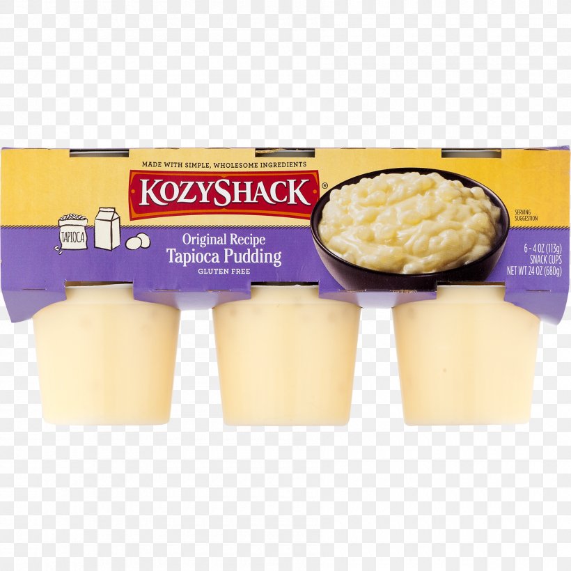Rice Pudding KozyShack Original Recipe Tapioca Pudding Milk, PNG, 1800x1800px, Rice Pudding, Cooking, Dairy Product, Dessert, Food Download Free