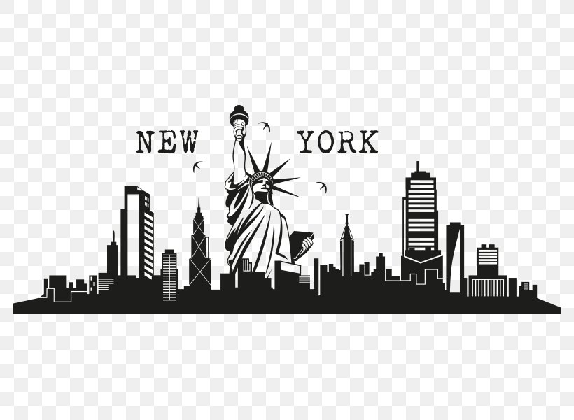 Skyline Drawing Pencil Silhouette Sketch, PNG, 800x600px, Skyline, Black And White, Brand, City, Drawing Download Free