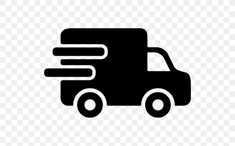 Van Car Delivery Truck, PNG, 512x512px, Van, Black, Black And White, Brand, Car Download Free