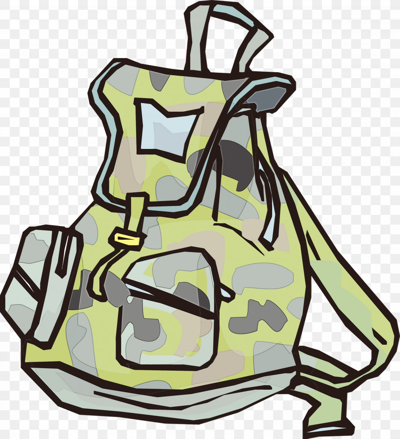 Bag Yellow Luggage And Bags Drawing, PNG, 2735x3000px, Schoolbag, Bag, Drawing, Luggage And Bags, Paint Download Free