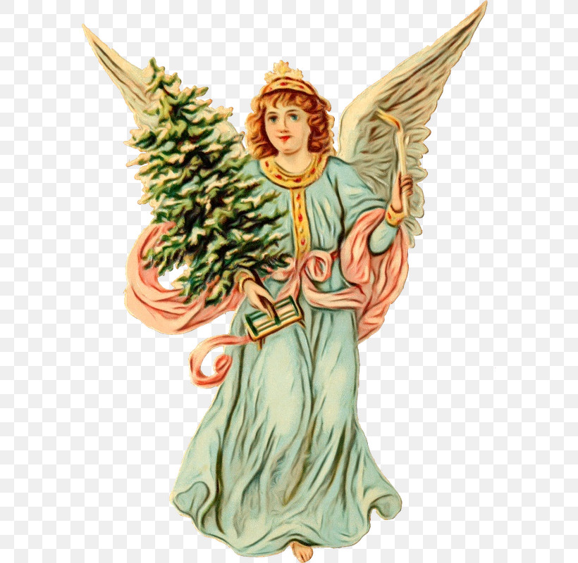 Angel Mythology Wing Figurine, PNG, 588x800px, Watercolor, Angel, Figurine, Mythology, Paint Download Free