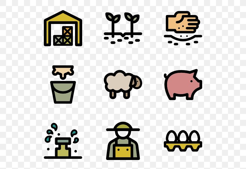 Agriculture Farm Symbol Clip Art, PNG, 600x564px, Agriculture, Area, Black And White, Brand, Crop Download Free