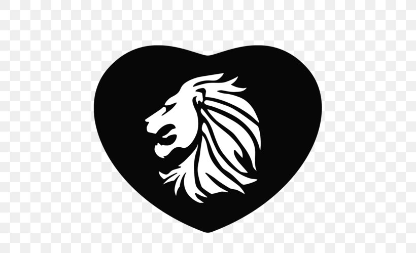 Lion Stencil Art Clip Art, PNG, 500x500px, Lion, Art, Black, Black And White, Carnivoran Download Free