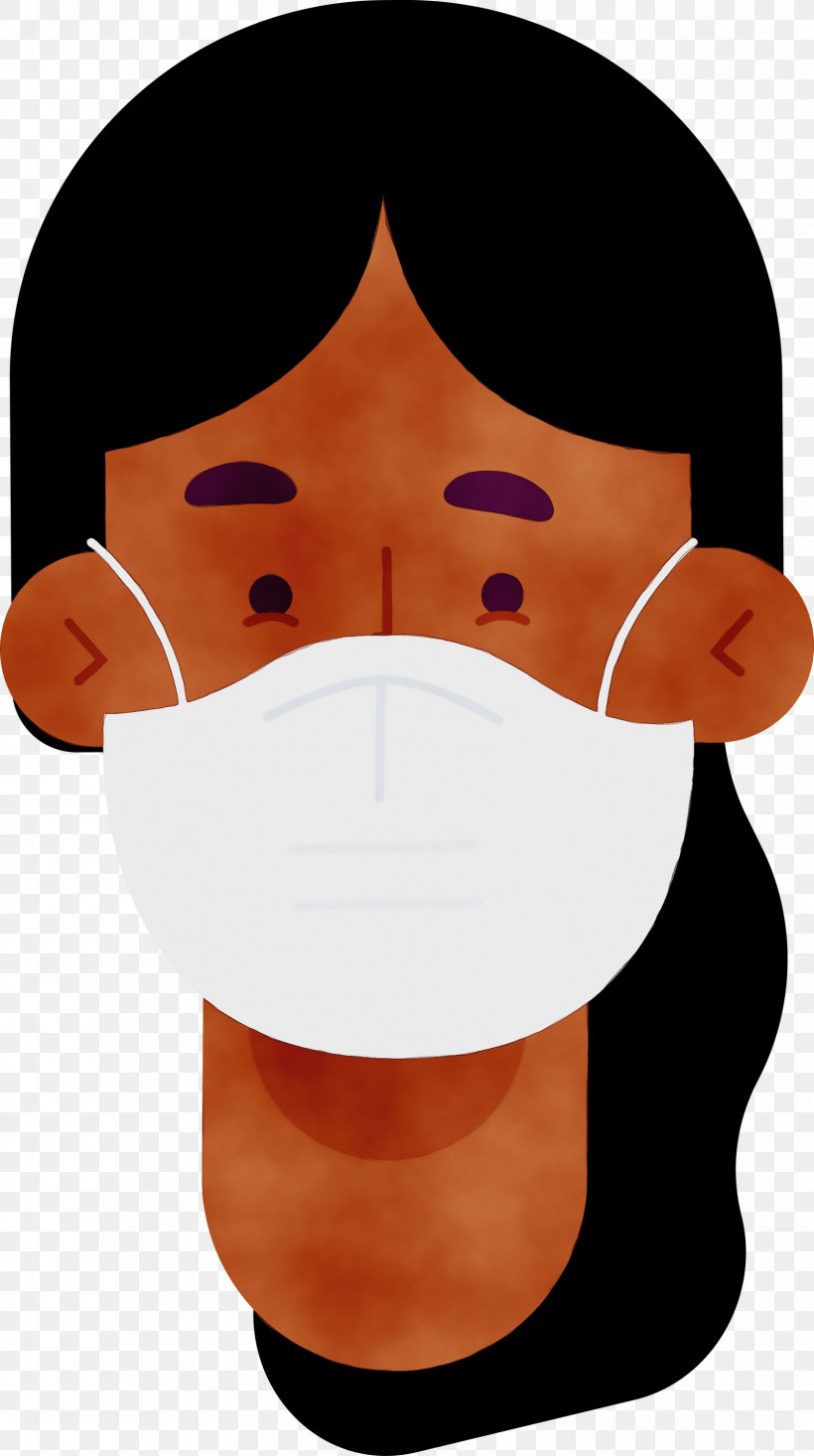 Snout Headgear, PNG, 1677x3000px, Face With Mask, Headgear, Paint, Snout, Watercolor Download Free