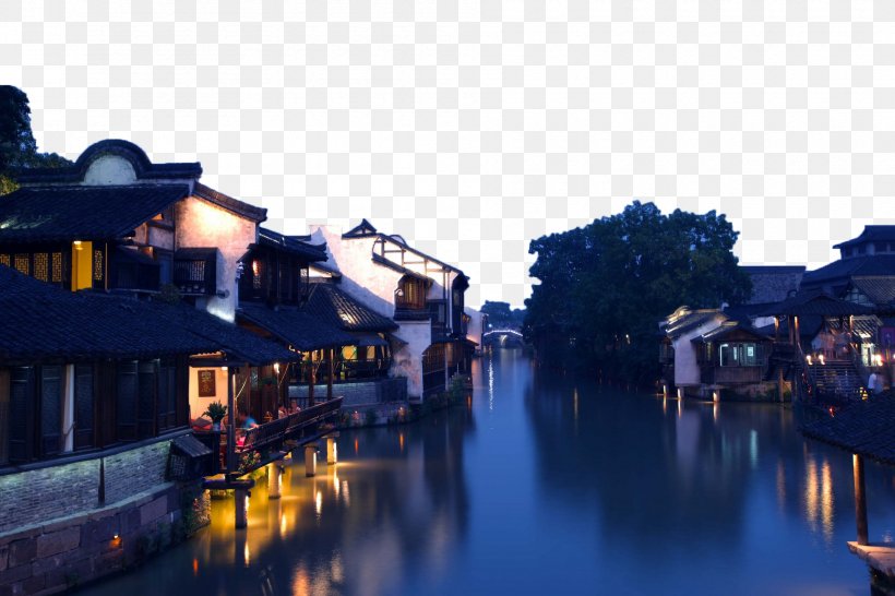 Wuzhen Xihu District, Hangzhou Guangzhou Puerto Montt U6850u4e61, PNG, 1890x1260px, Wuzhen, Airline Ticket, City, Evening, Guangzhou Download Free