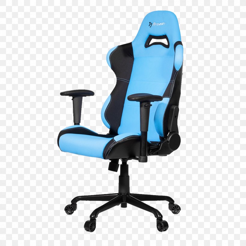 Gaming Chair Video Game Swivel Chair Desk, PNG, 1000x1000px, Gaming Chair, Azure, Blue, Chair, Comfort Download Free