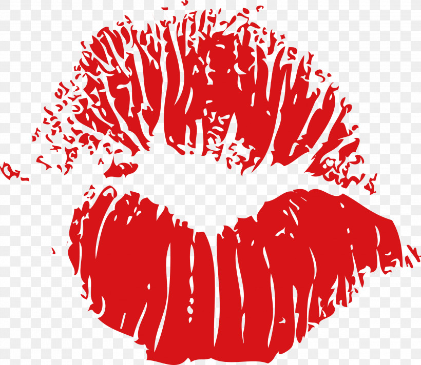 Red Rip Kiss, PNG, 3000x2607px, Red Rip, Kiss, Lip, Mouth, Red Download Free