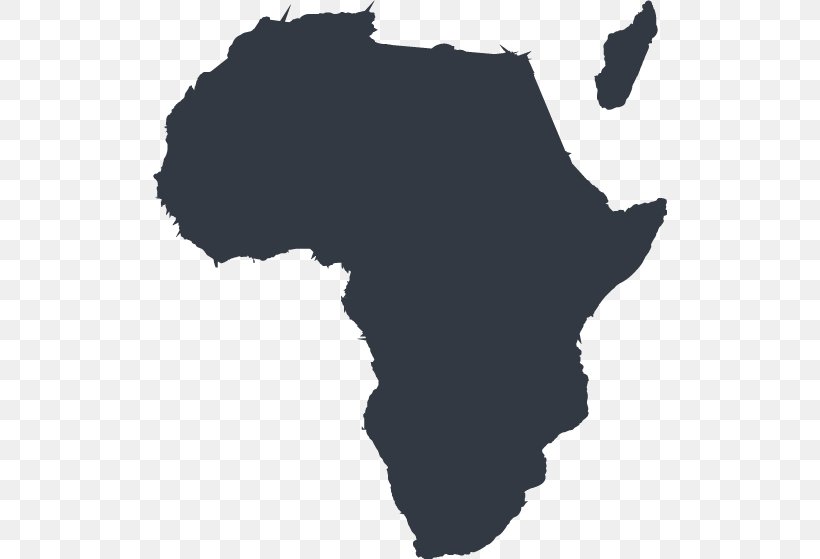 Africa Blank Map World Map, PNG, 514x559px, Africa, Black, Black And White, Blank Map, Continent Download Free