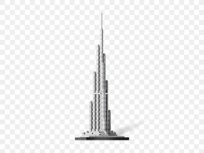 Burj Khalifa Grand Lego Architecture, PNG, 4000x3000px, Burj Khalifa, Architecture, Black And White, Decitre, France Download Free