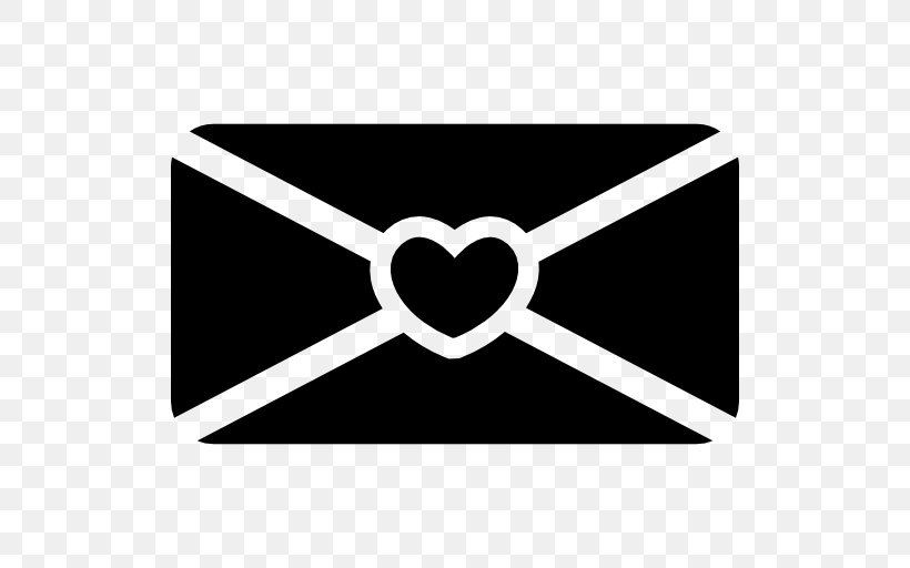 Heart Symbol Clip Art, PNG, 512x512px, Heart, Black And White, Email, Envelope, Love Download Free