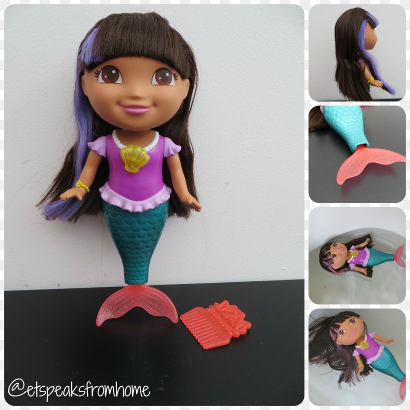 Dora The Explorer Mermaid Doll Swimming, PNG, 2000x2000px, Dora The Explorer, Doll, Mermaid, Swimming, Toy Download Free