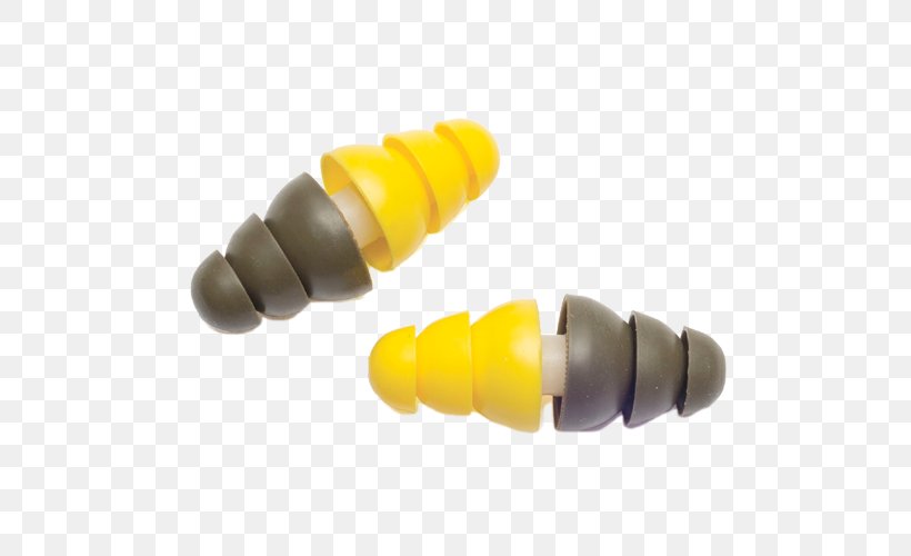 Yellow Sound Black Earplug, PNG, 500x500px, Yellow, Black, Ear, Earplug, Hardware Download Free
