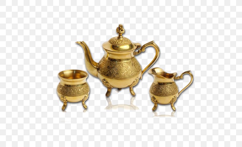Brass Teapot Metal India, PNG, 500x500px, Brass, Antique, Craft, Cup, India Download Free