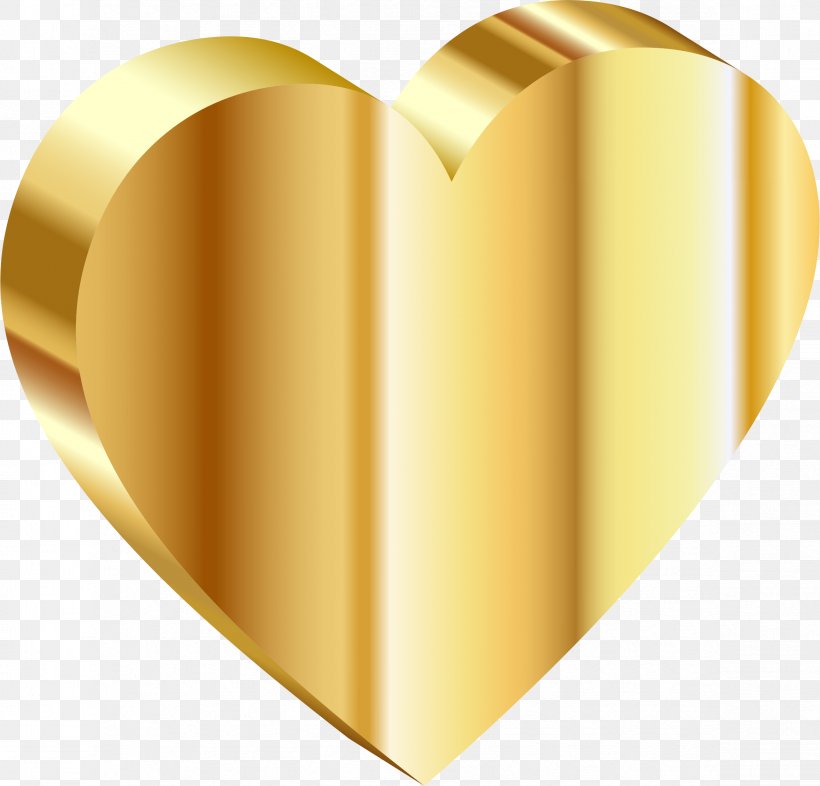 Gold Heart 3D Computer Graphics Clip Art, PNG, 2346x2250px, 3d Computer Graphics, Gold, Drawing, Heart, Material Download Free