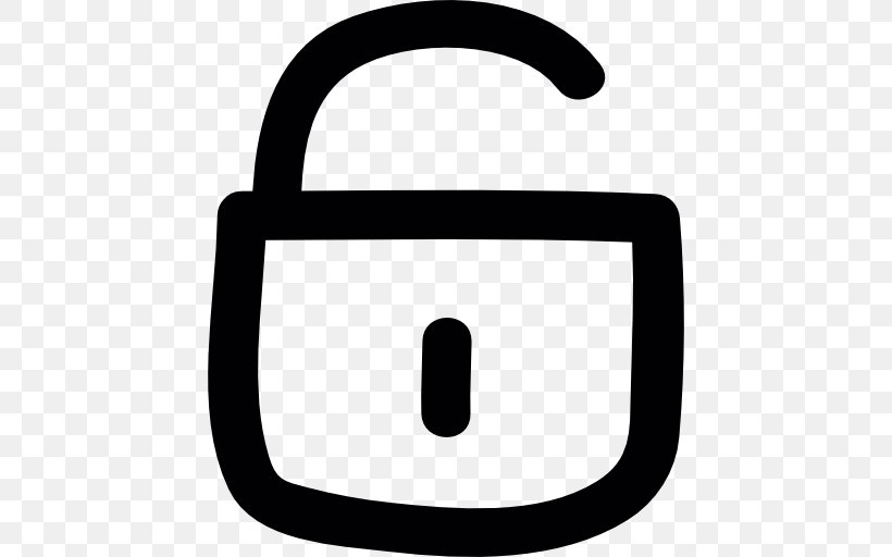 Padlock, PNG, 512x512px, Lock, Area, Black And White, Doodle, Drawing Download Free