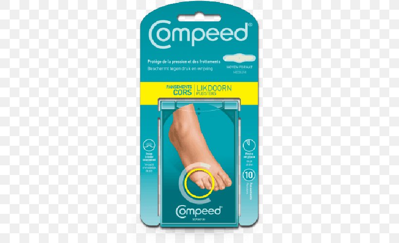 Compeed Callus Corn Adhesive Bandage Cushion, PNG, 500x500px, Compeed, Adhesive Bandage, Blister, Brand, Callus Download Free