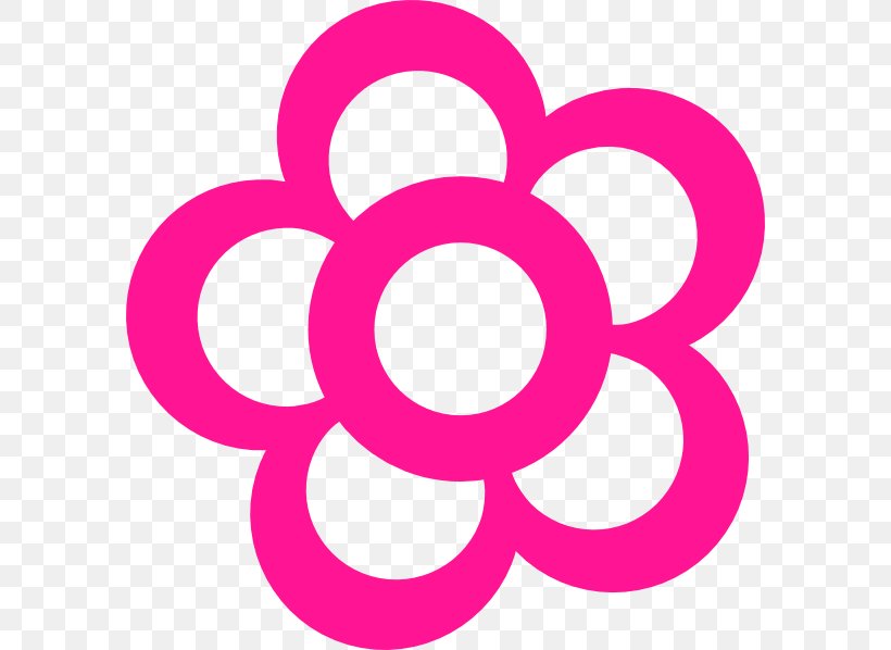 Pink M Circle Clip Art, PNG, 588x598px, Pink M, Area, Magenta, Petal, Pink Download Free