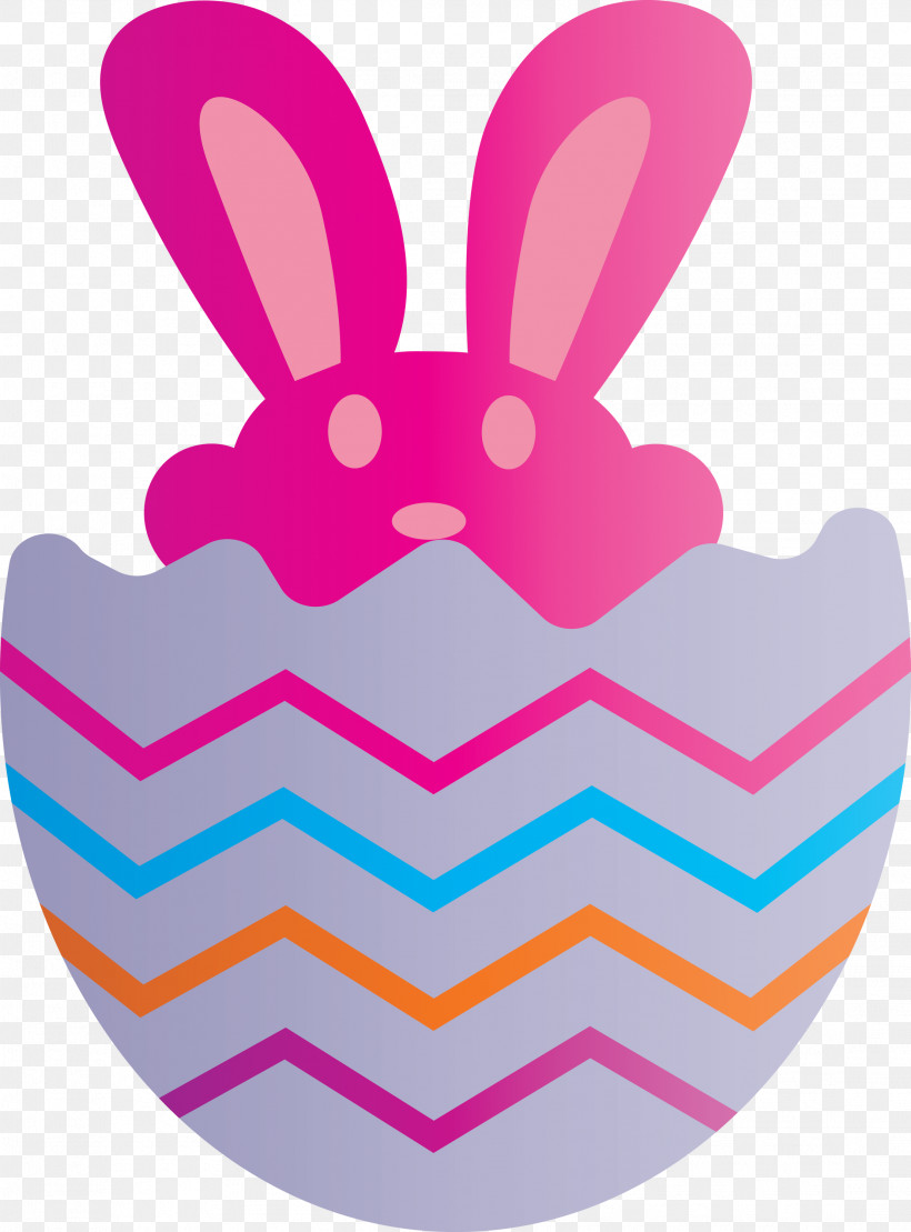 Bunny In Egg Happy Easter Day, PNG, 2218x3000px, Bunny In Egg, Easter Bunny, Happy Easter Day, Magenta, Pink Download Free