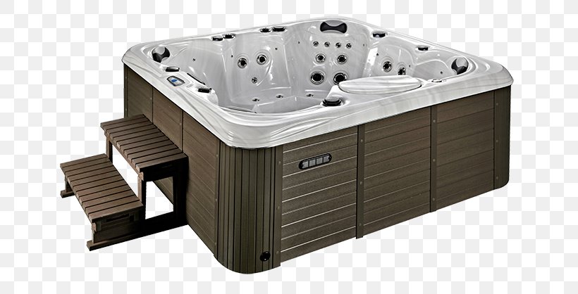 Hot Tub Spa Swimming Pool Sauna Balneotherapy, PNG, 675x418px, Hot Tub, Balneotherapy, Bathroom, Bathtub, Beauty Parlour Download Free