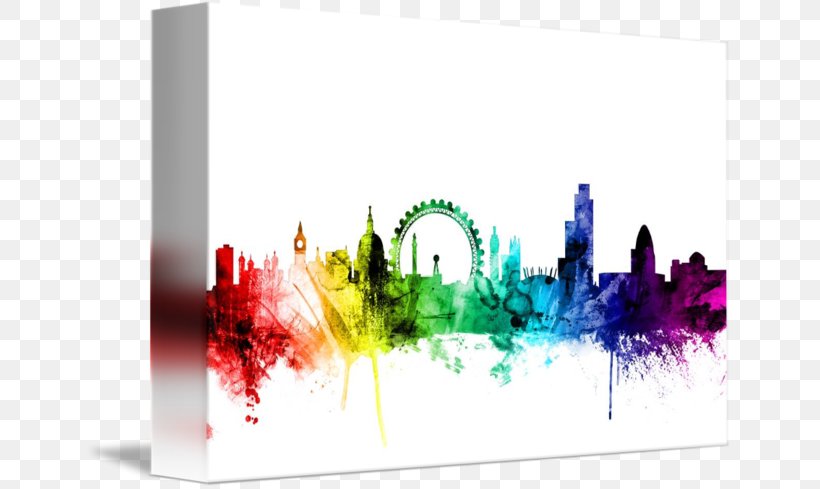 London Graphic Design Canvas Print De Stijl, PNG, 650x489px, London, Art, Artist, Brand, Canvas Download Free