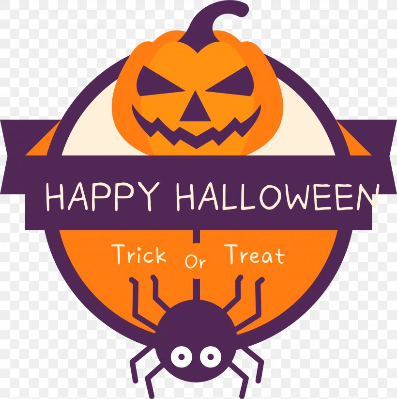 Pumpkin Spider Halloween, PNG, 3298x3313px, Pumpkin, Area, Brand, Food, Google Images Download Free