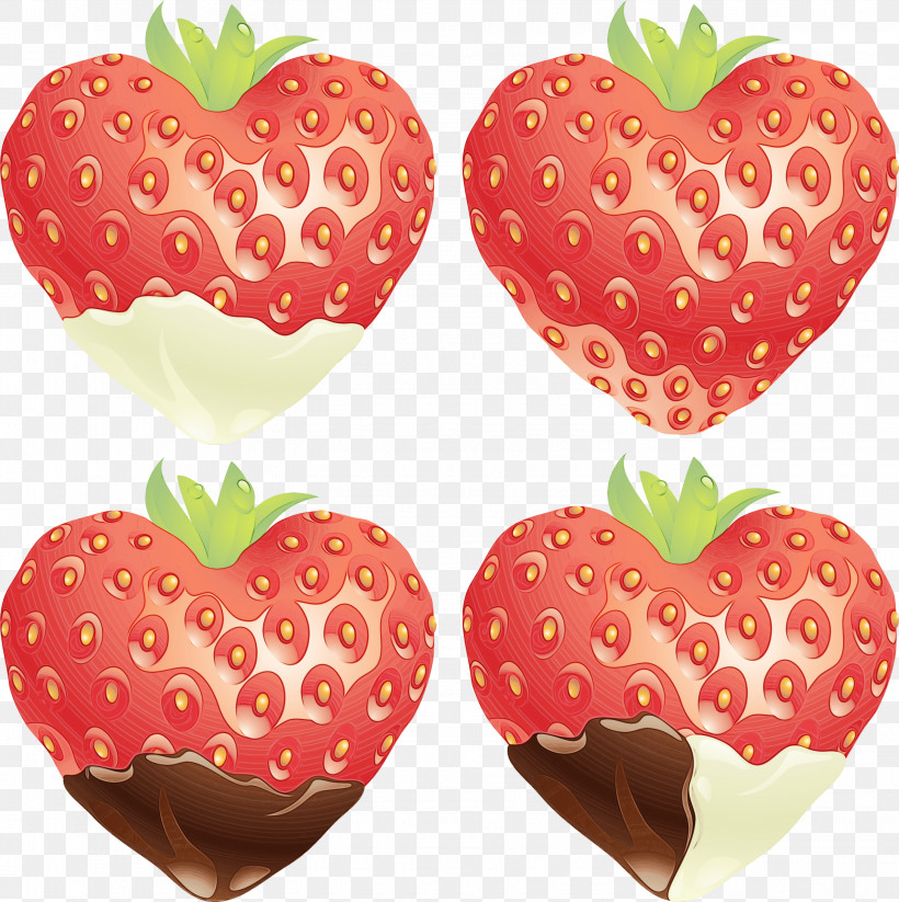 Strawberry, PNG, 2989x3000px, Watercolor, Accessory Fruit, Berry, Food, Fruit Download Free