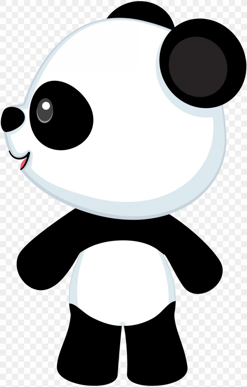 The Giant Panda Bear Clip Art, PNG, 900x1410px, Giant Panda, Art, Artwork, Bear, Black And White Download Free