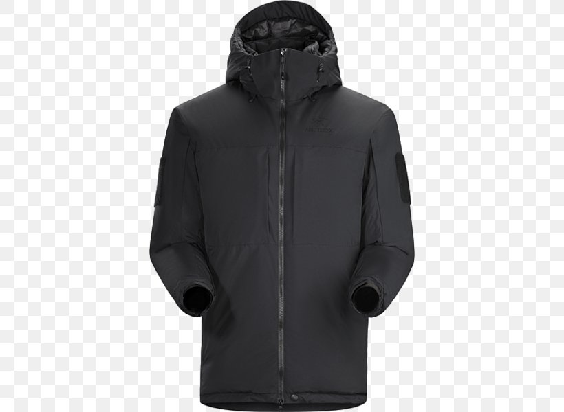 Arc'teryx LEAF Alpha Jacket LT Hoodie Arc'teryx LEAF Alpha Jacket LT Coat, PNG, 432x600px, Hoodie, Black, Clothing, Coat, Fleece Jacket Download Free