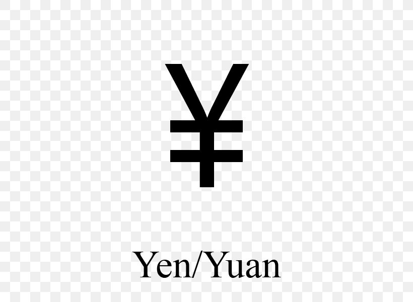 Currency Symbol Renminbi Japanese Yen Character, PNG, 600x600px, Currency Symbol, Area, Black, Brand, Character Download Free
