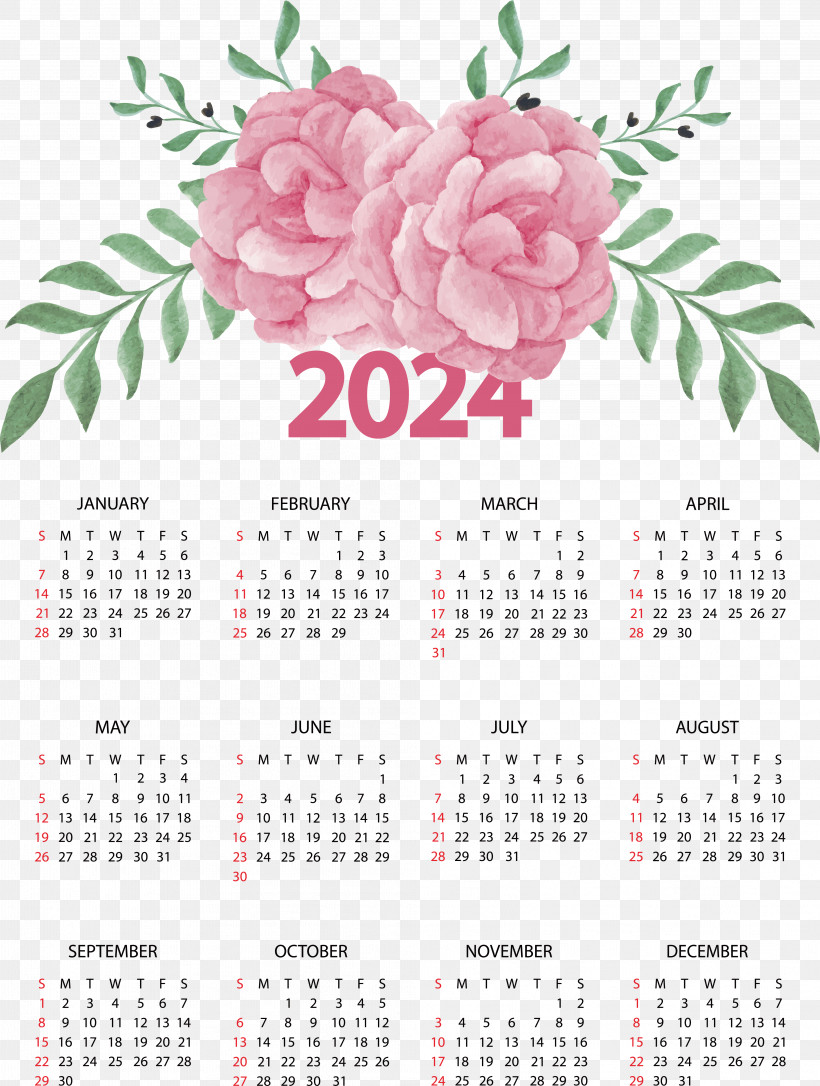 Floral Design, PNG, 4037x5348px, Calendar, Aztec Calendar, Aztec Sun Stone, Calendar Year, February Download Free