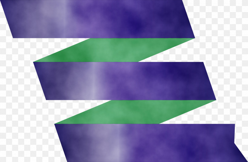 Green Purple Violet Blue Turquoise, PNG, 3000x1967px, Ribbon, Blue, Green, Multiple Ribbon, Paint Download Free