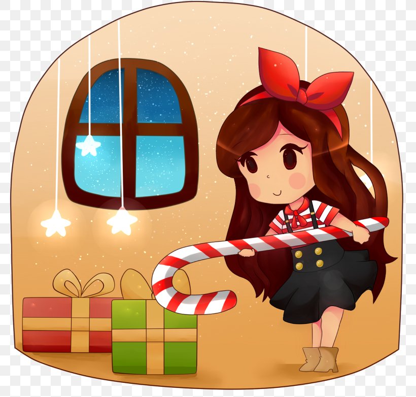 Illustration Christmas Ornament Clip Art Character Christmas Day, PNG, 800x782px, Christmas Ornament, Brown Hair, Cartoon, Character, Christmas Download Free