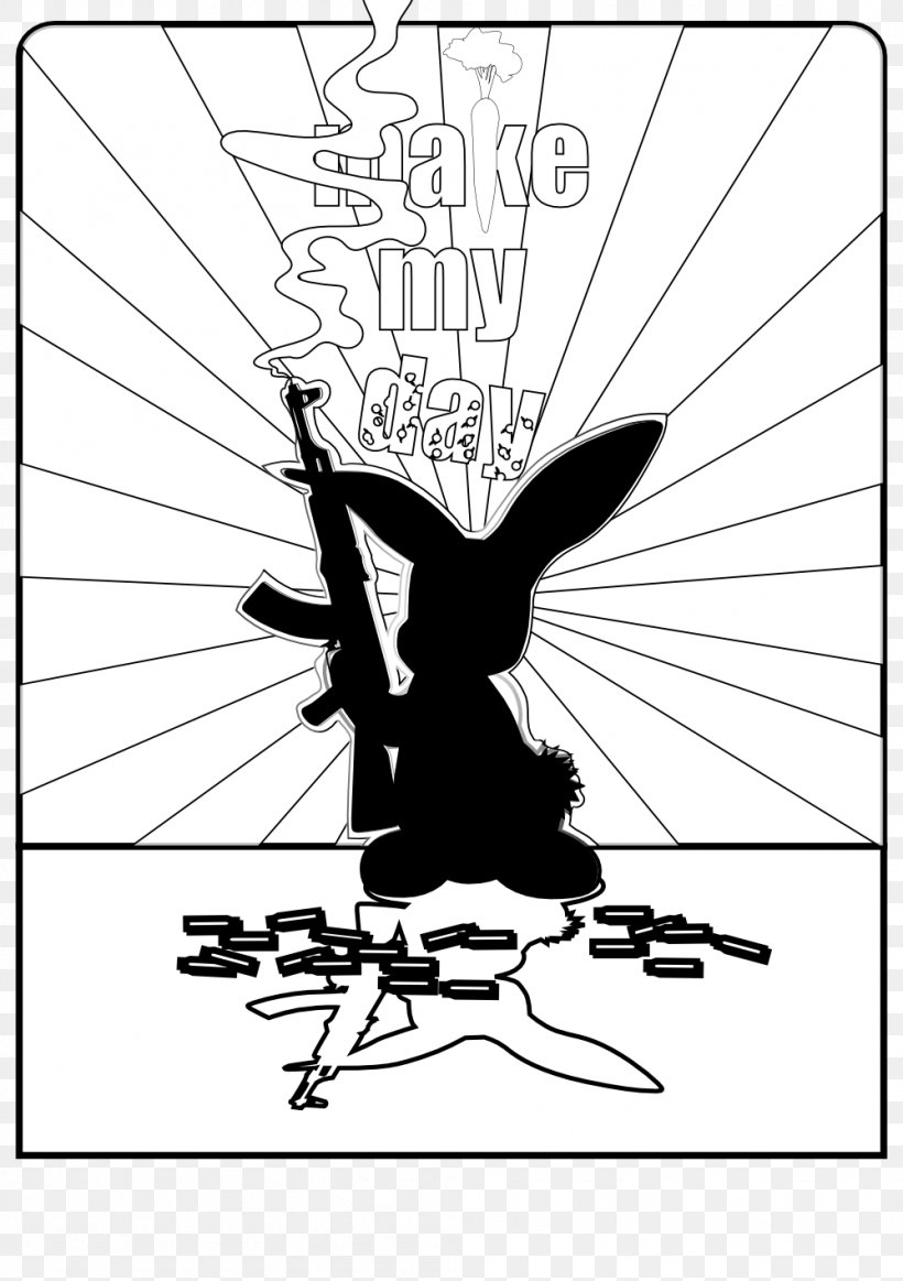 T-shirt European Rabbit Easter Bunny Firearm, PNG, 999x1418px, Watercolor, Cartoon, Flower, Frame, Heart Download Free
