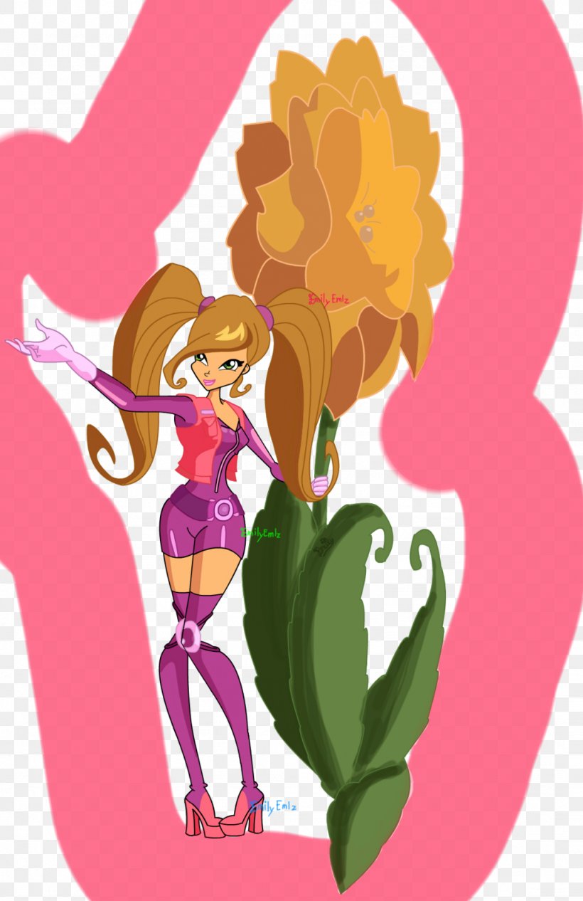 Floral Design Illustration Clip Art Pink M, PNG, 1024x1581px, Floral Design, Cartoon, Fictional Character, Flowering Plant, Legendary Creature Download Free