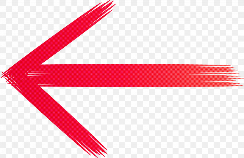 Brush Arrow, PNG, 3000x1953px, Brush Arrow, Arrow, Material Property, Red Download Free