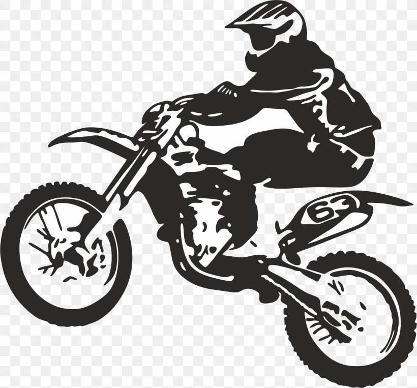 Clip Art Bicycle Motorcycle Dirt Bike Motocross, PNG, 1924x1792px, Bicycle, Allterrain Vehicle, Automotive Design, Bicycle Drivetrain Part, Bicycle Frames Download Free