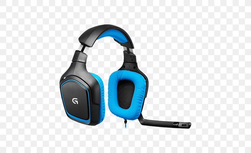Logitech G430 7.1 Surround Sound Headphones Dolby Headphone, PNG, 500x500px, 71 Surround Sound, Logitech G430, Audio, Audio Equipment, Dolby Headphone Download Free