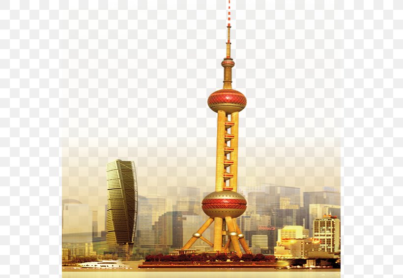 Oriental Pearl Tower Canton Tower Huangpu River Download, PNG, 567x567px, Oriental Pearl Tower, Canton Tower, Color Television, Huangpu River, Landmark Download Free