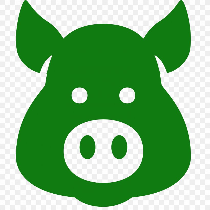 Domestic Pig Clip Art, PNG, 1600x1600px, Pig, Domestic Pig, Fictional Character, Grass, Green Download Free