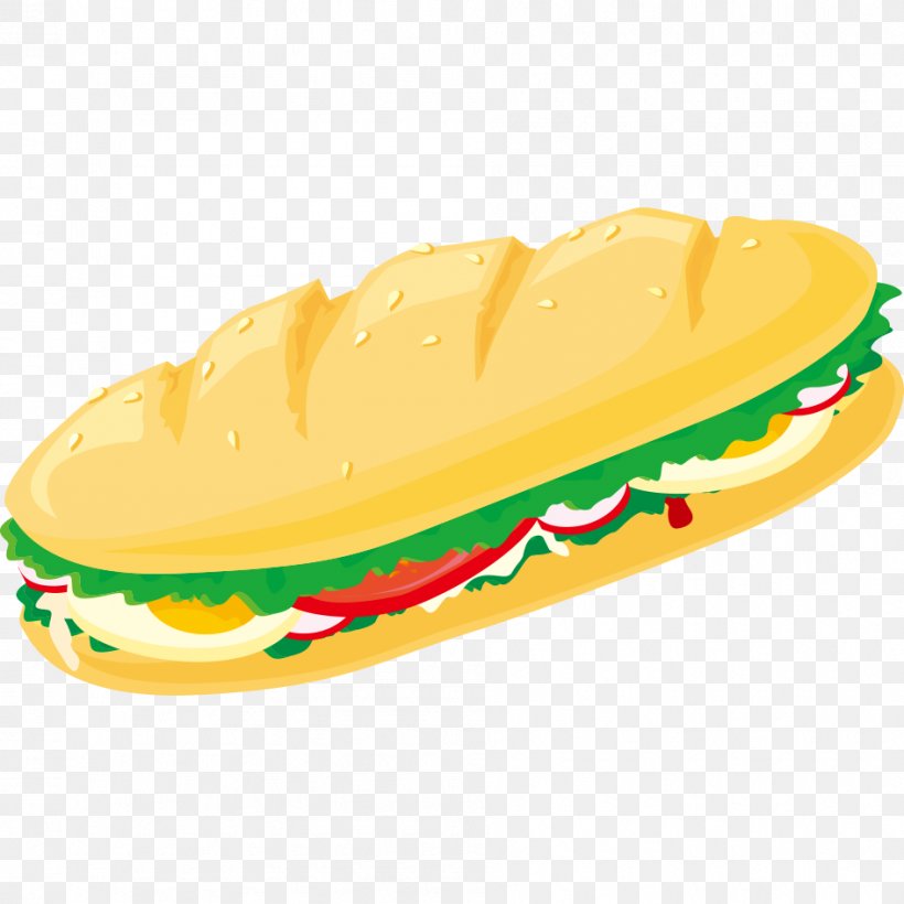 Hot Dog Breakfast Italian Cuisine European Cuisine, PNG, 945x945px, Hot Dog, Bread, Breakfast, Cuisine, Drawing Download Free