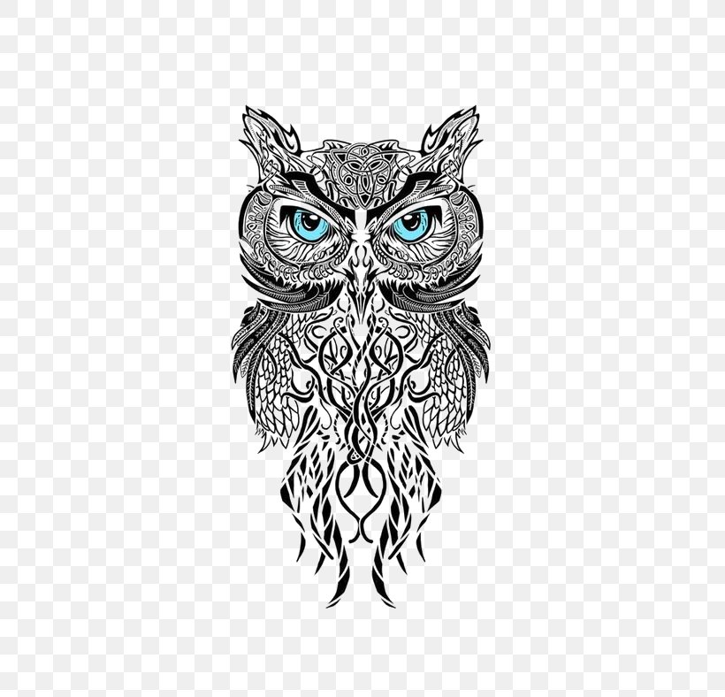 Owl Man's Ruin Tattoo & Piercing Black-and-gray Scleral Tattooing, PNG, 564x788px, Owl, Art, Bird, Bird Of Prey, Black And Gray Download Free