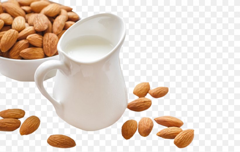 Almond Milk Soy Milk Milk Substitute Rice Milk, PNG, 850x541px, Almond Milk, Almond, Caffeine, Coffee, Coffee Cup Download Free