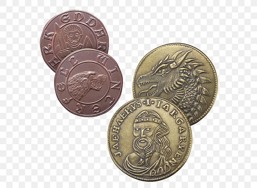 Coin House Targaryen Hodor House Stark World Of A Song Of Ice And Fire, PNG, 600x600px, Coin, Art, Cash, Copper, Currency Download Free