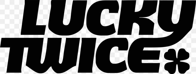 Logo Lucky Twice Font Brand, PNG, 1200x455px, Logo, Album, Black And White, Brand, Lucky Download Free