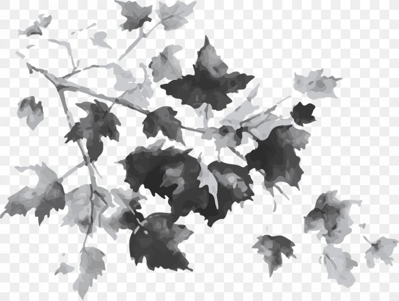 Maple Leaf Tree Autumn Drawing, PNG, 1200x905px, Leaf, Autumn, Autumn Leaf Color, Black And White, Branch Download Free