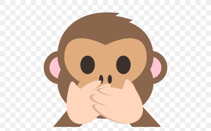 Three Wise Monkeys Emoji Emoticon Sticker, PNG, 512x512px, Three Wise Monkeys, Big Cats, Carnivoran, Cartoon, Cat Like Mammal Download Free