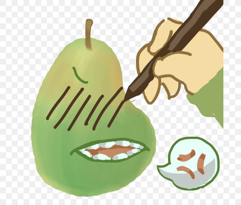 Pear Kiwifruit Apple Cartoon, PNG, 700x700px, Pear, Apple, Cartoon, Food, Fruit Download Free