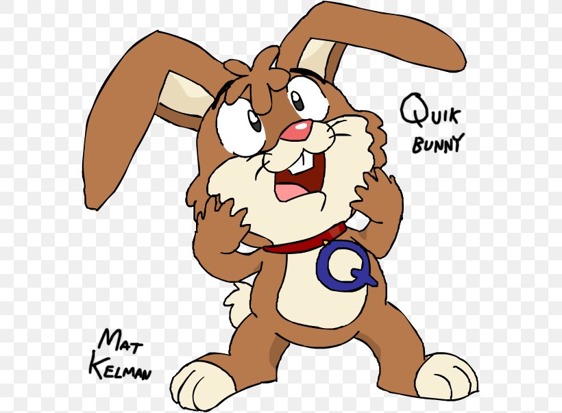 Rabbit Nesquik Puppy Chocolate Milk Hare, PNG, 582x603px, Rabbit, Animal Figure, Area, Artwork, Breakfast Cereal Download Free